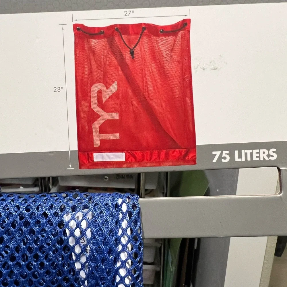 Blue Mesh Bag - Picture 1 of 3